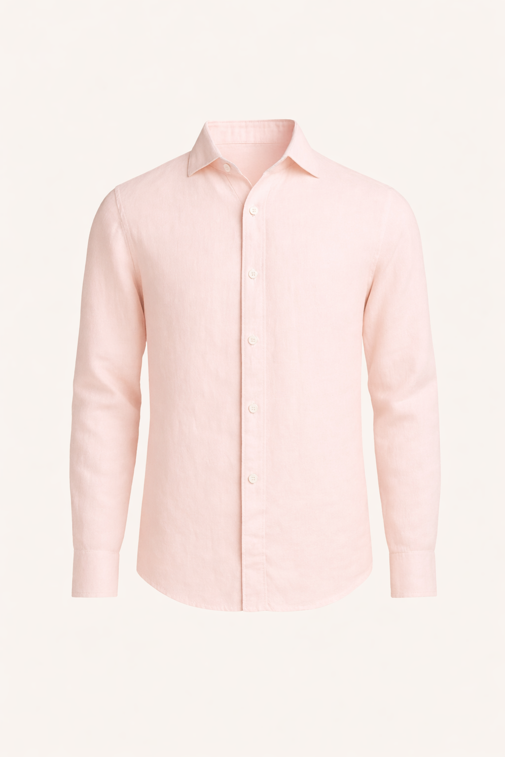 Avari Linen Shirt Salmon