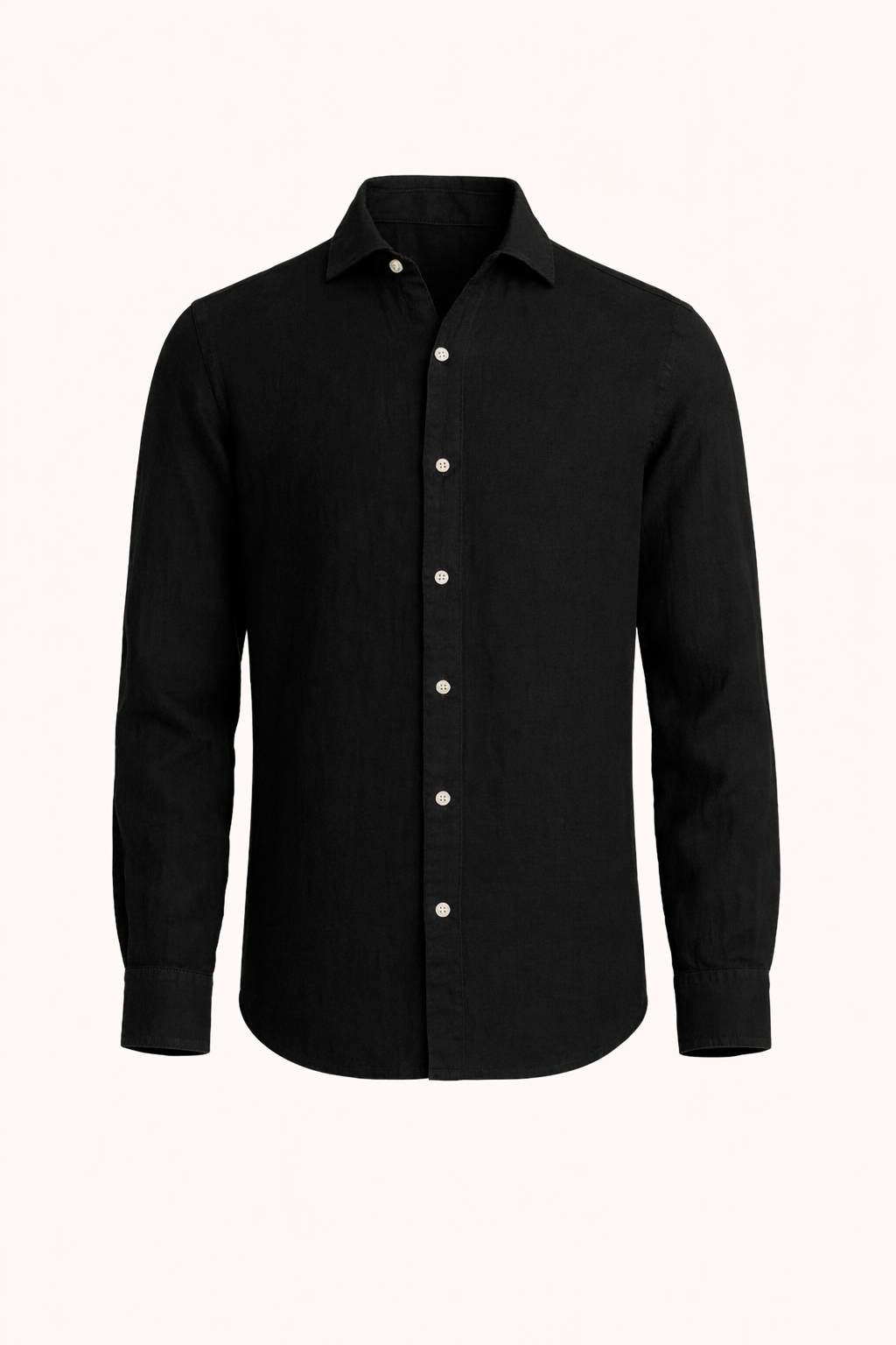 Avari Linen Shirt Black