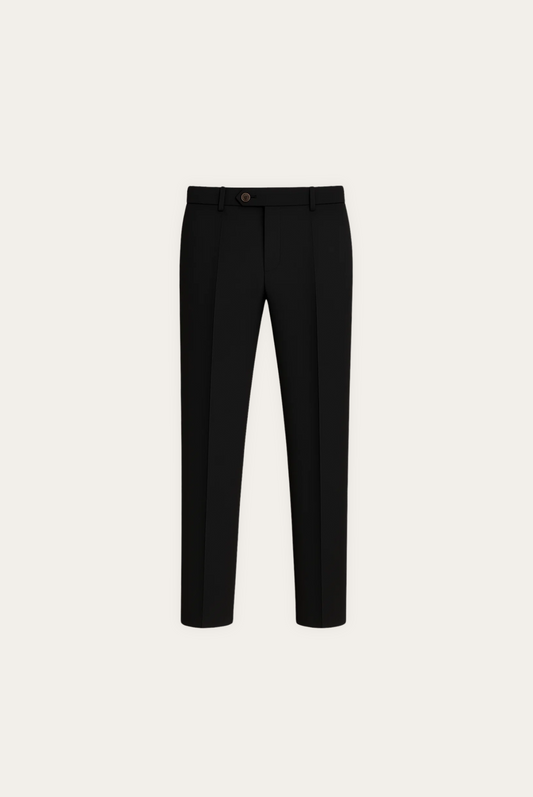 Black Elastic Pantalon