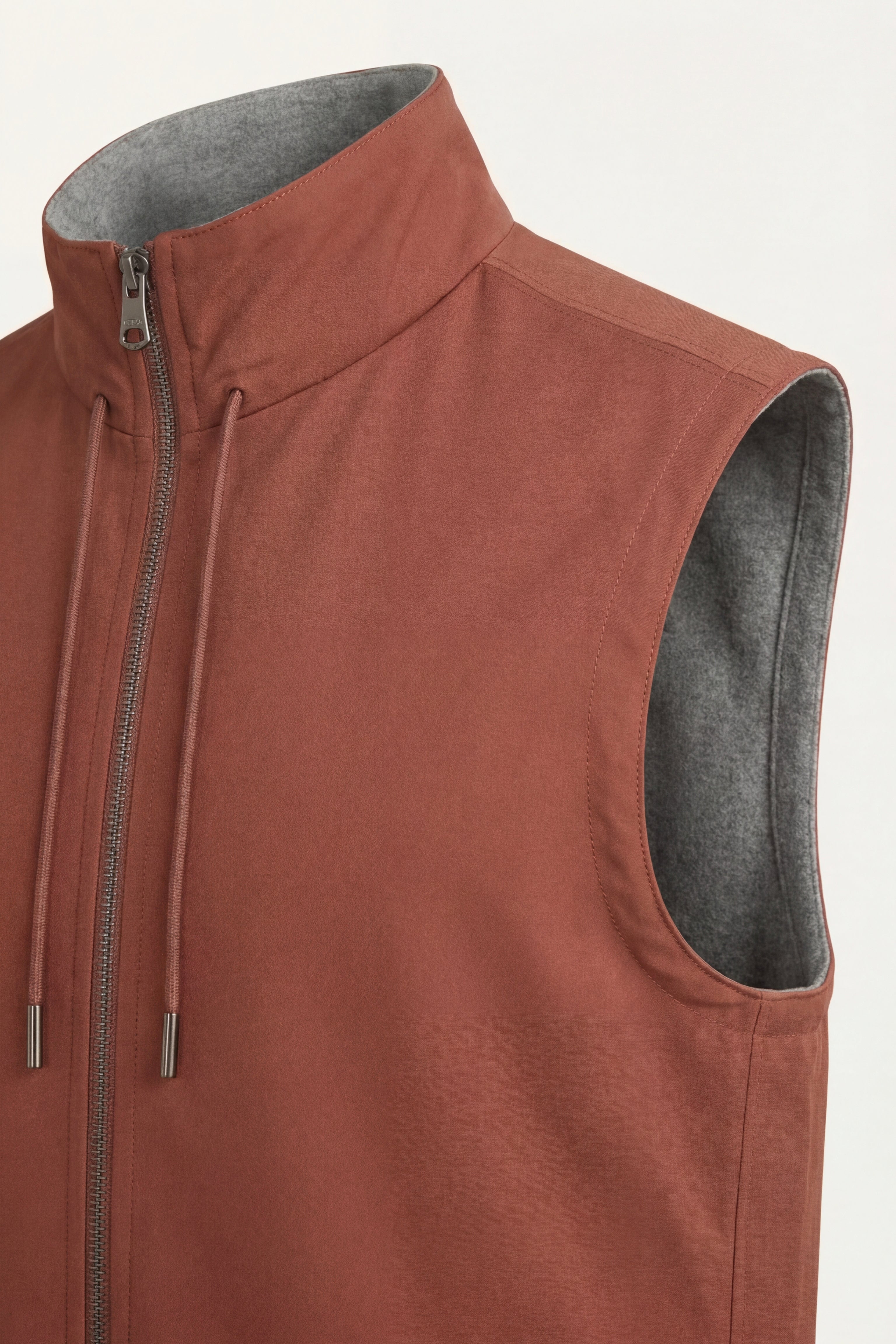 Reviro Reversible Vest Terracotta