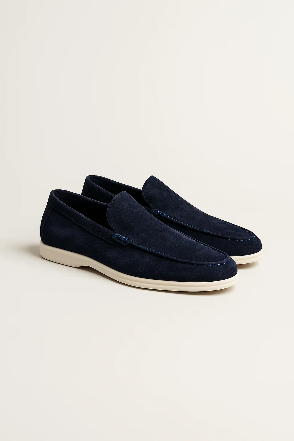Ladore Suede Loafers Navy