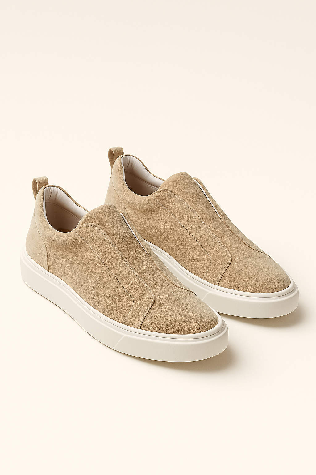 Ladore Suede Slip-On Beige