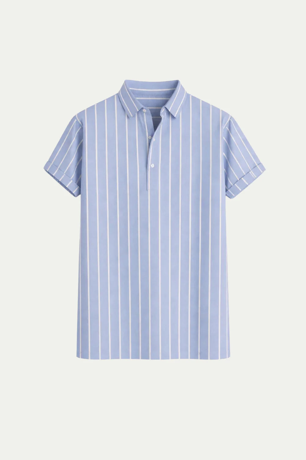 Heritage Stripe Sleeve Light Blue