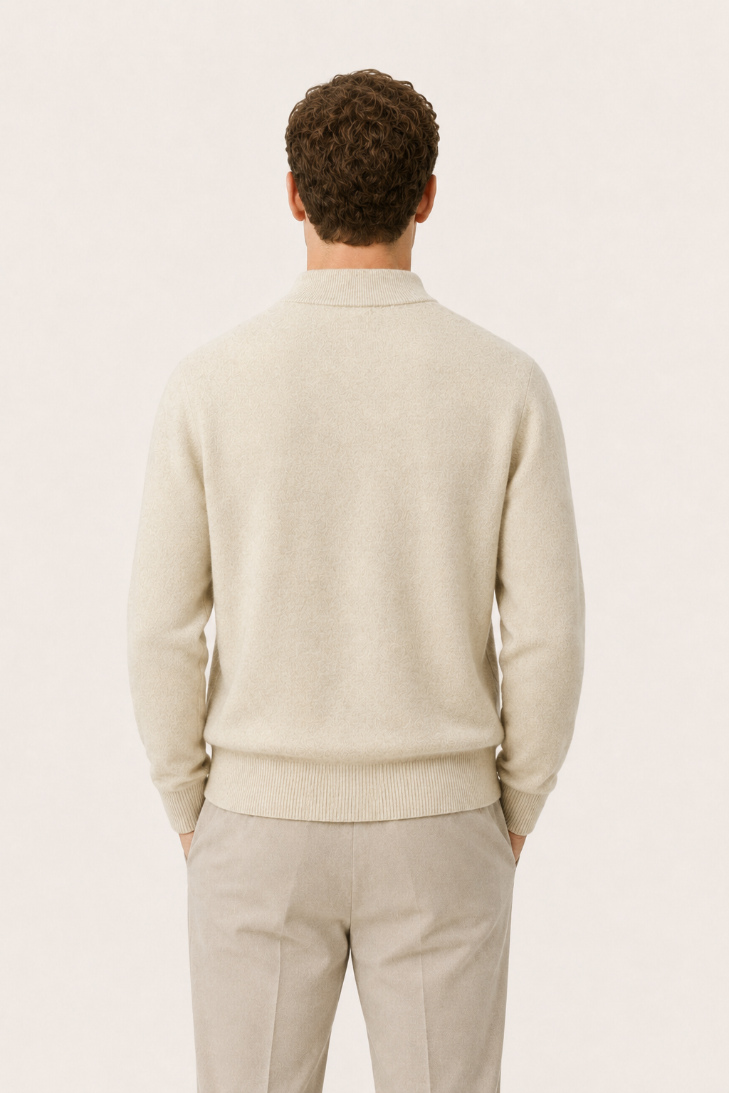 Arelio Mock Neck Cream