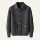 Silavo Wool Cardigan Dark Grey