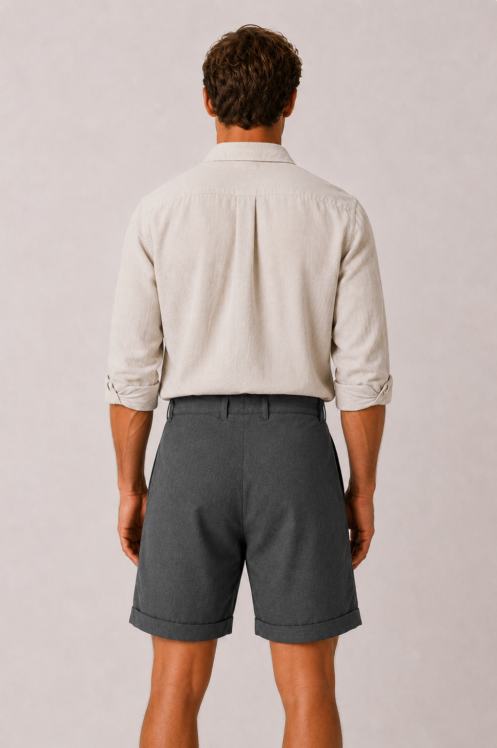 Morano Cotton Short Grey
