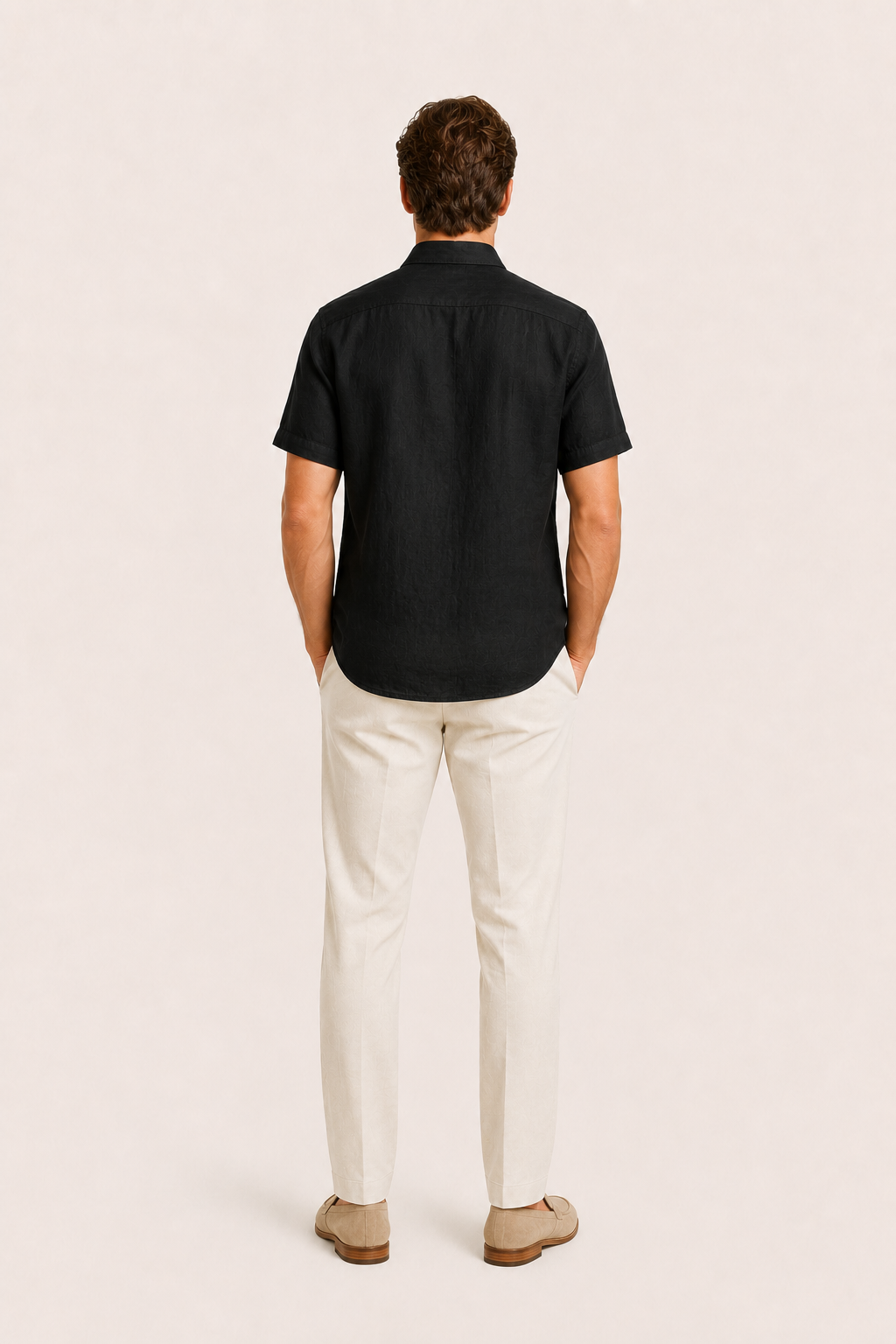 Lovani Linen Shirt Black