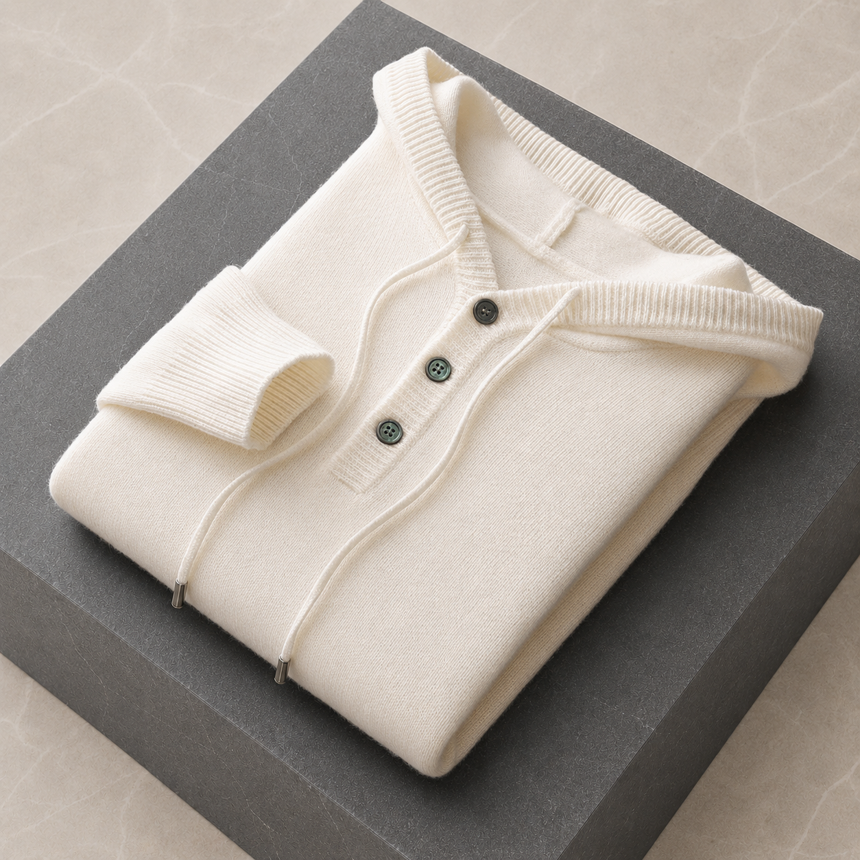 Avaro Hooded Knit Ivory