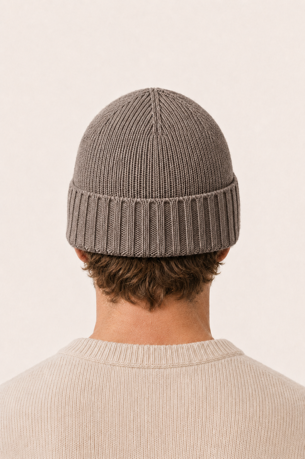 Ivaro Cashmere Beanie Taupe