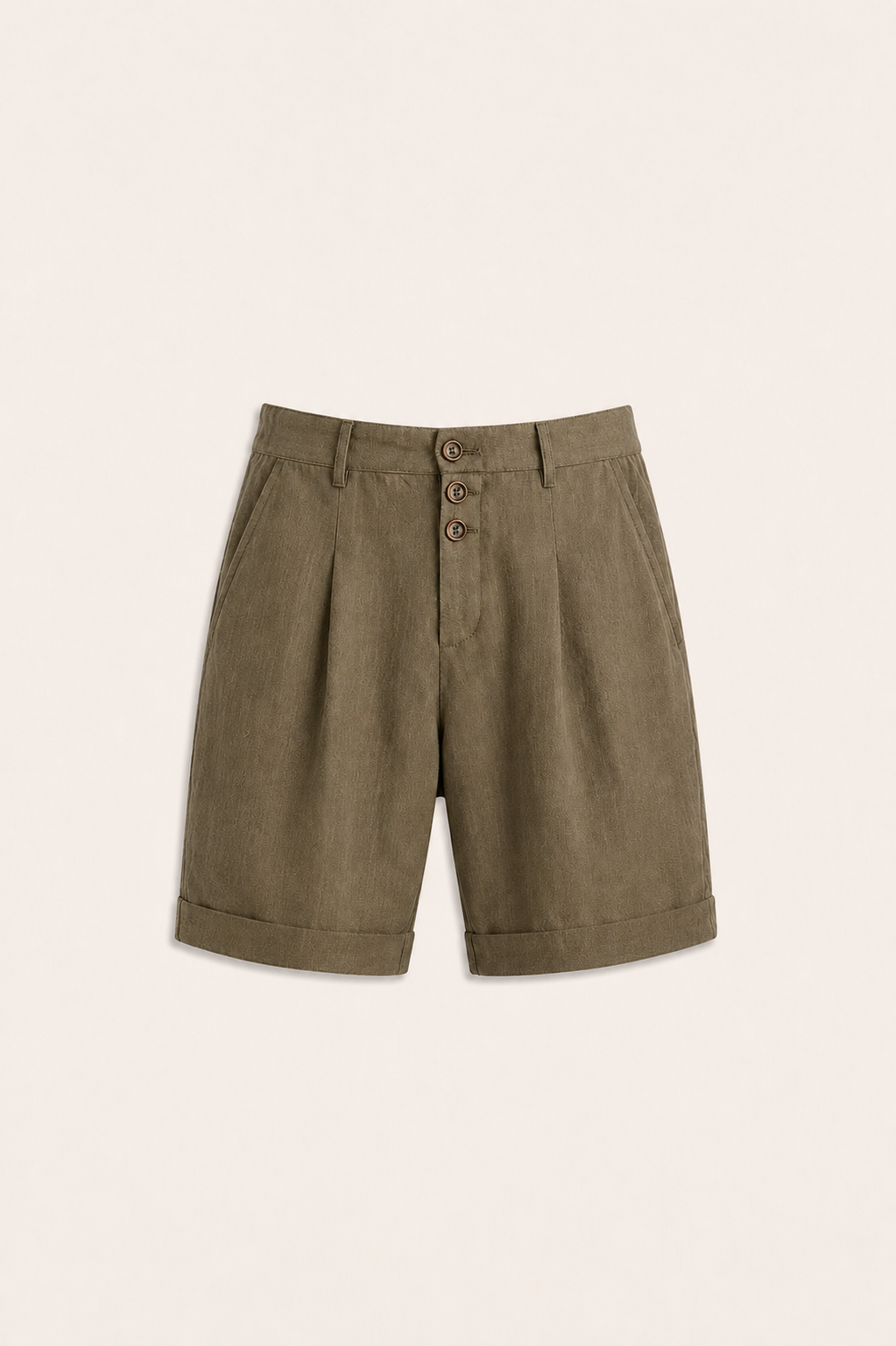 Morano Cotton Short Brown Green