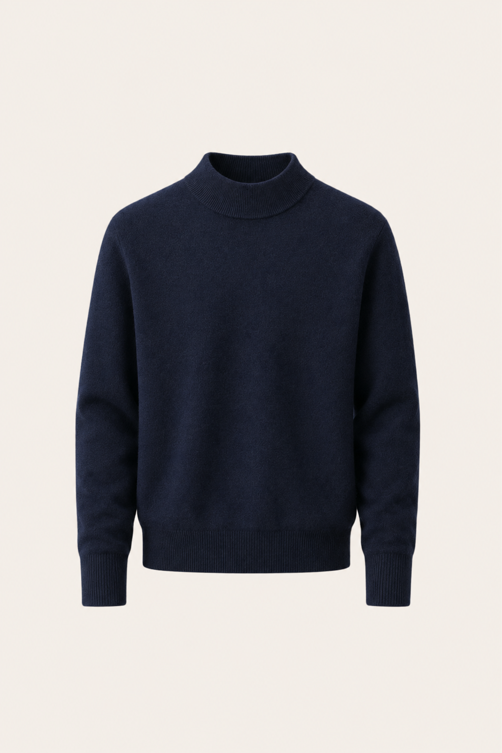 Arelio Mock Neck Navy