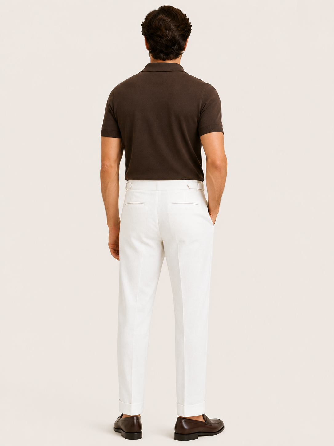 Laveno Linen Trousers White