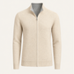 Sivaro Cashmere Reversible Zip Knit Beige & Grey