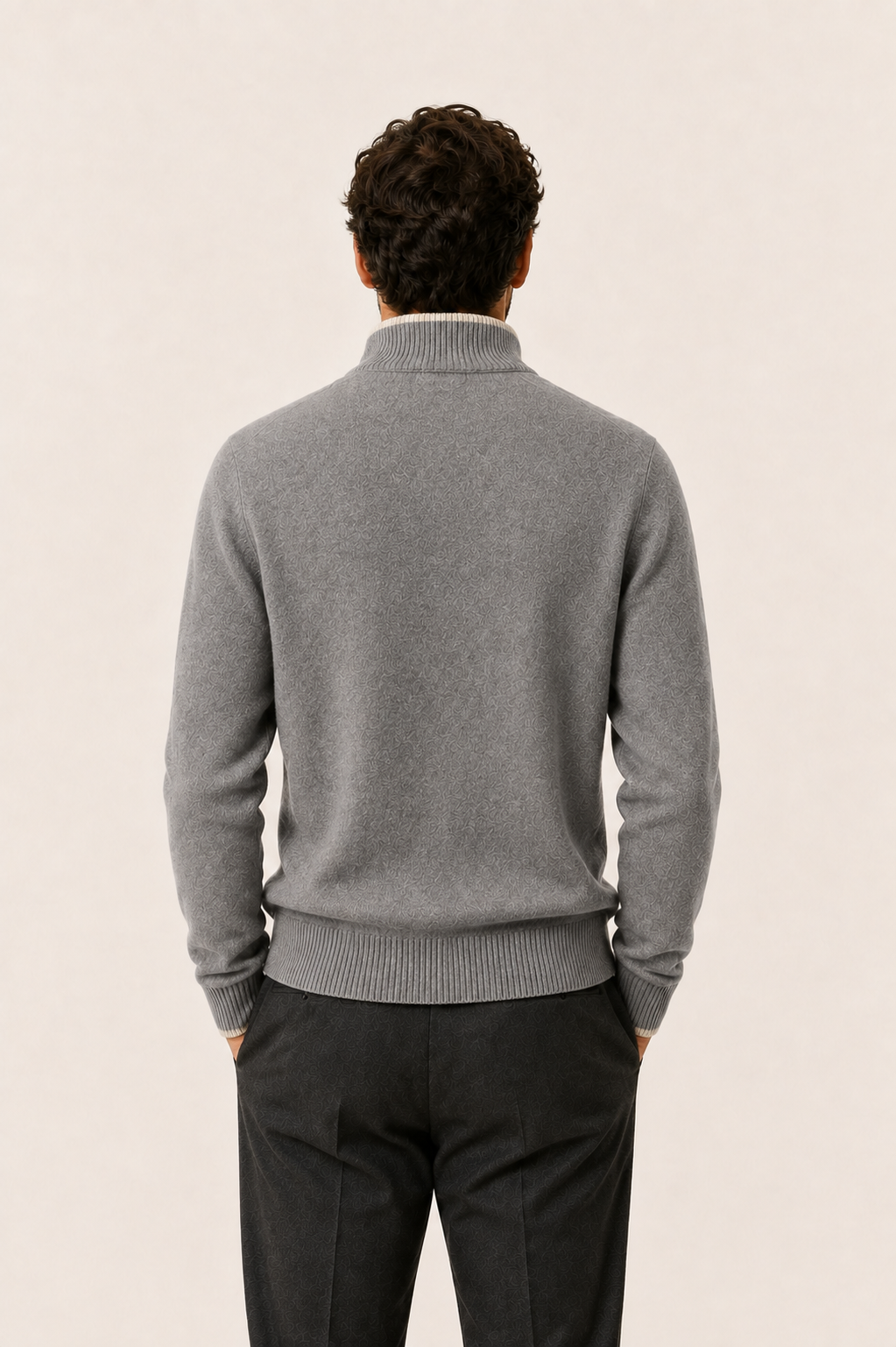 Neviro Zip Cardigan Grey