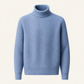 Moravi Cashmere Knit Turtleneck Blue
