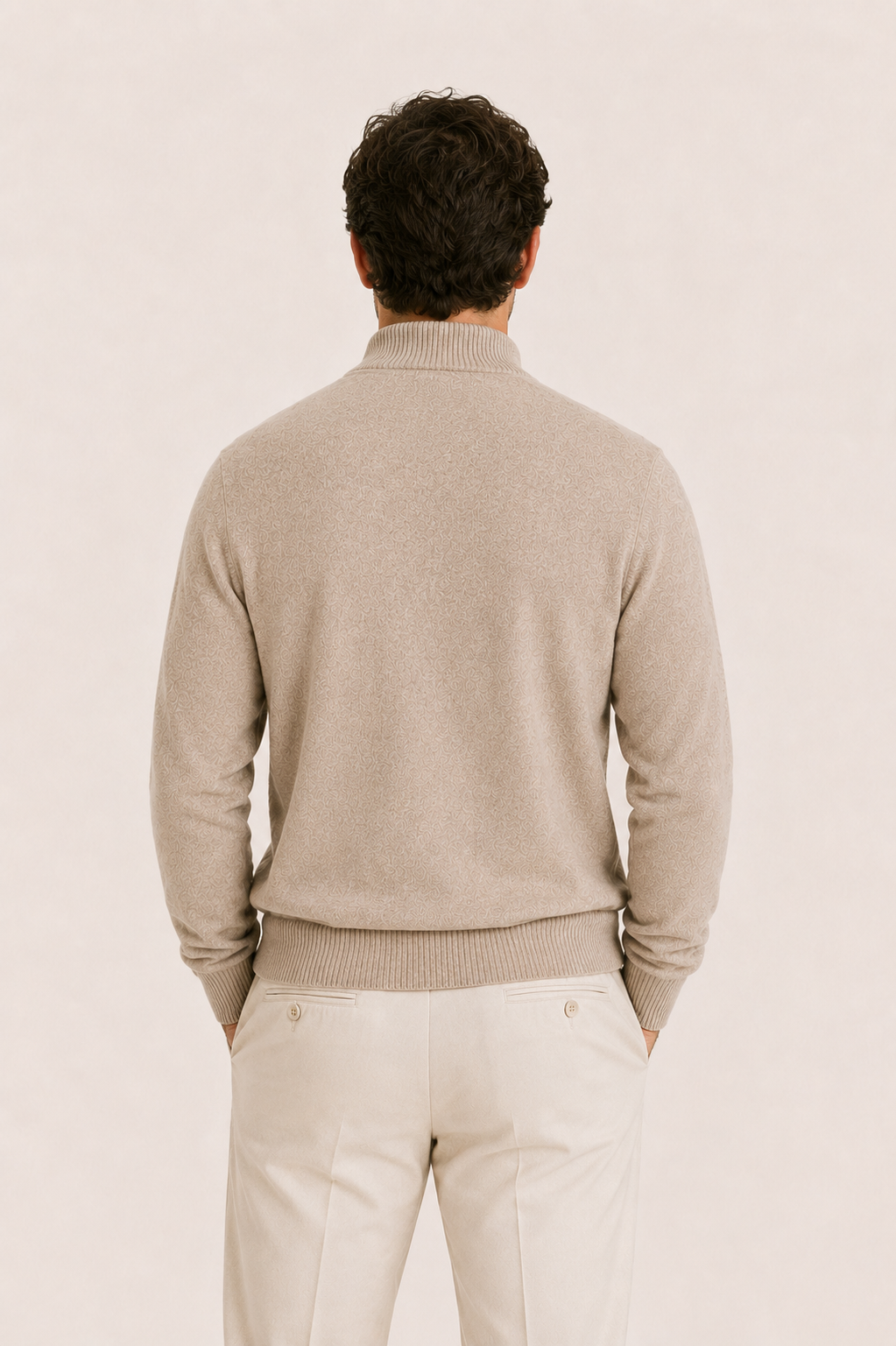 Calero Quarter-Zip Beige