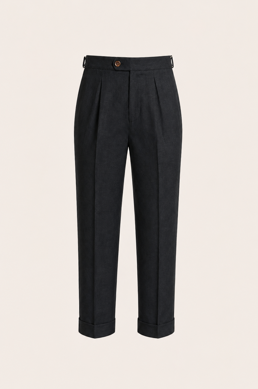 Laveno Linen Trousers Black