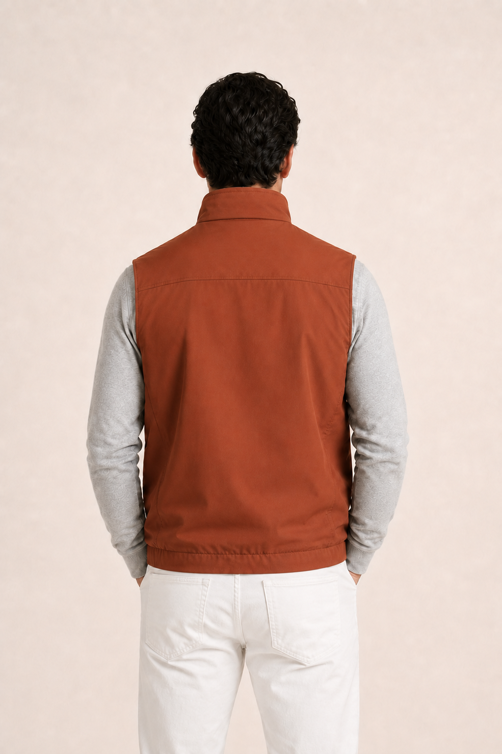 Reviro Reversible Vest Terracotta