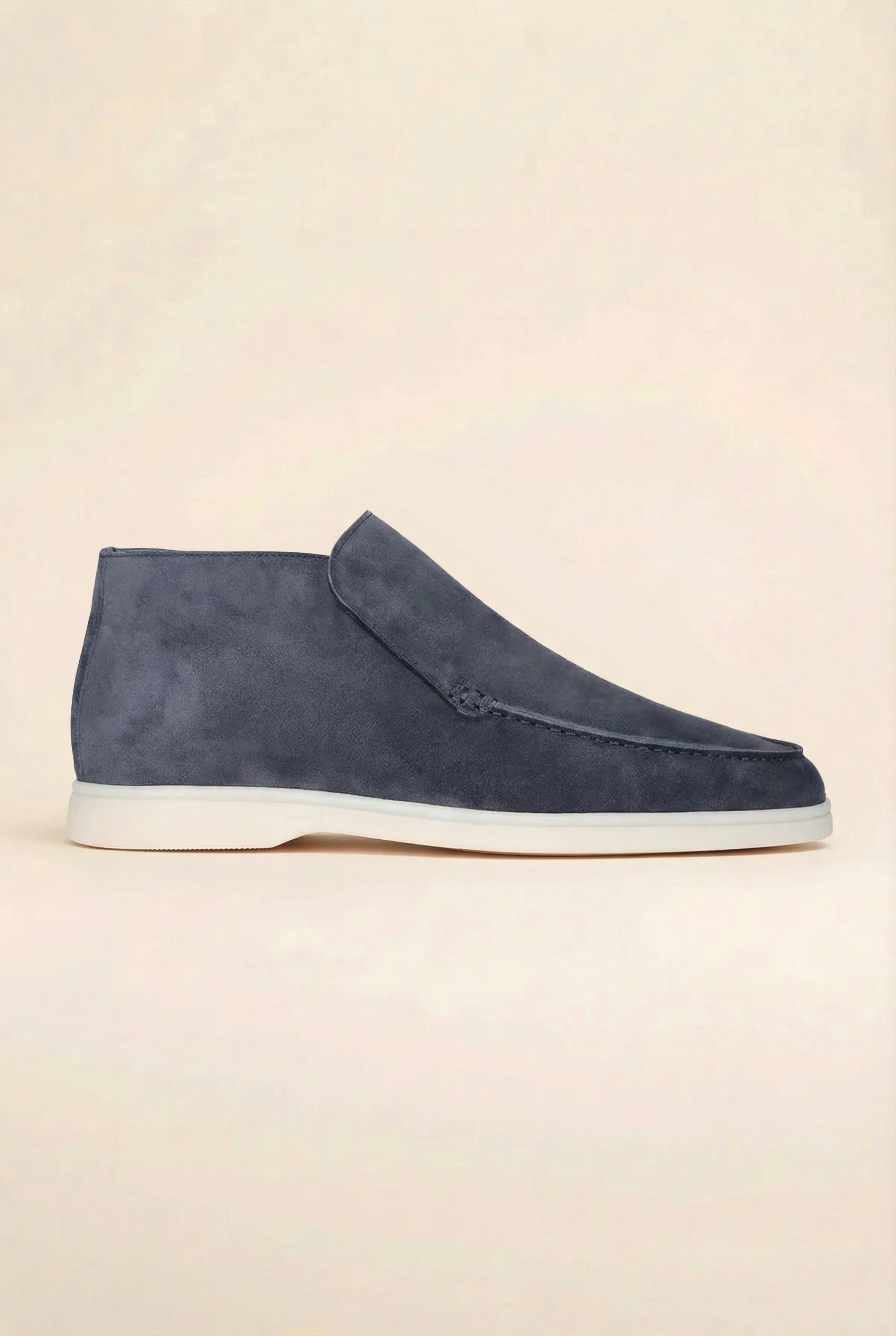 Dark Blue High Top Loafer