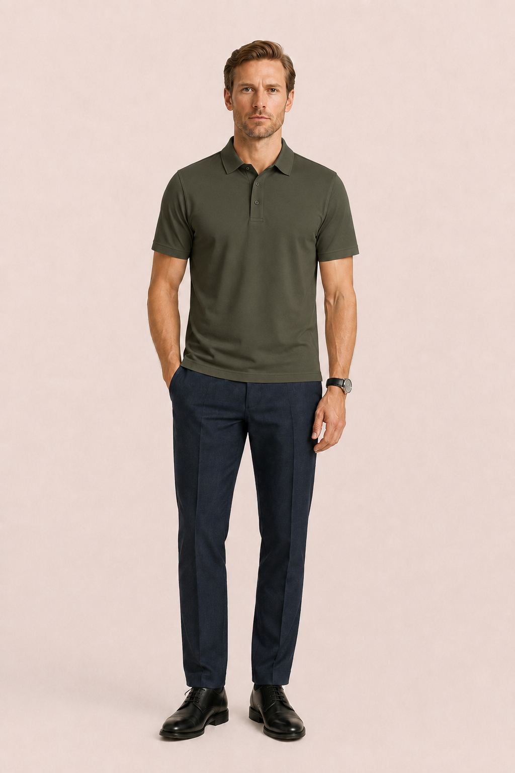 Nylaro Polo Dark Green