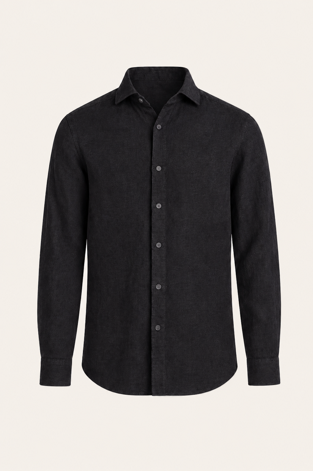 Avari Linen Shirt Black