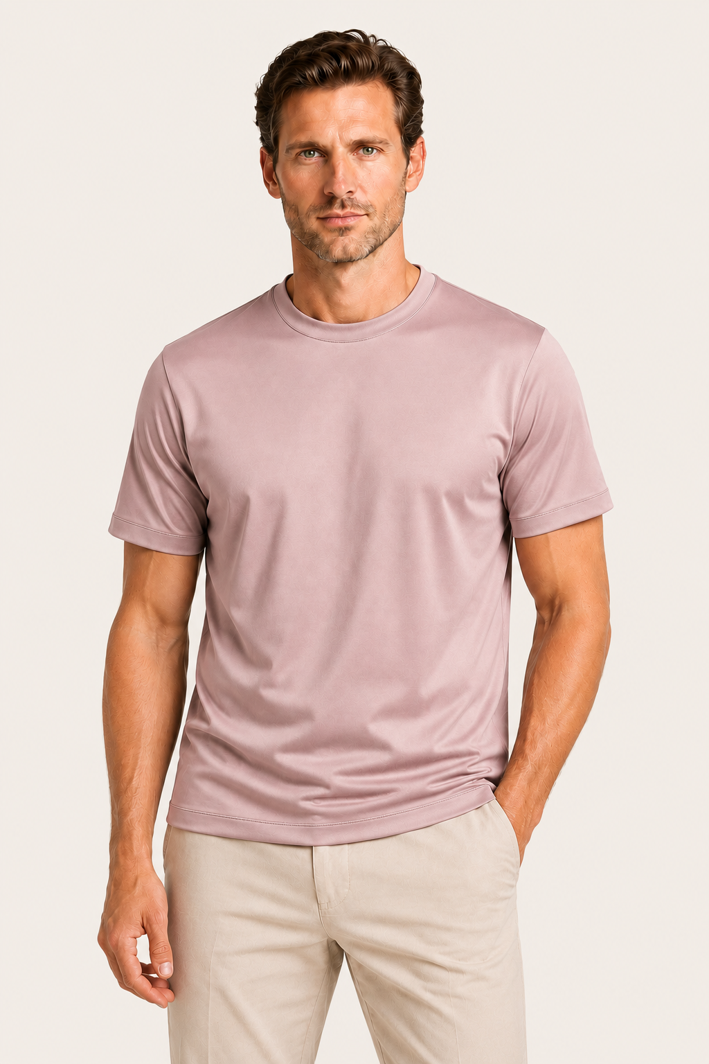 Merciro Cotton Tee Dusty Pink