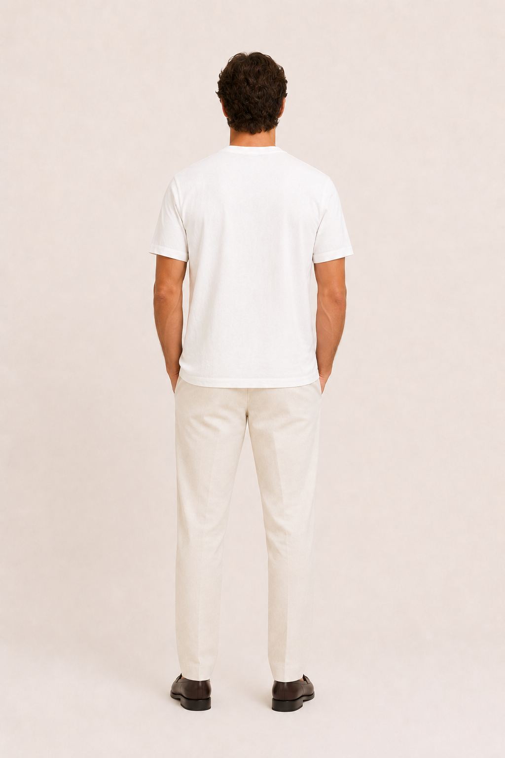 Alano Linen Tee White
