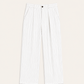 Borelo Linen Striped Trousers White