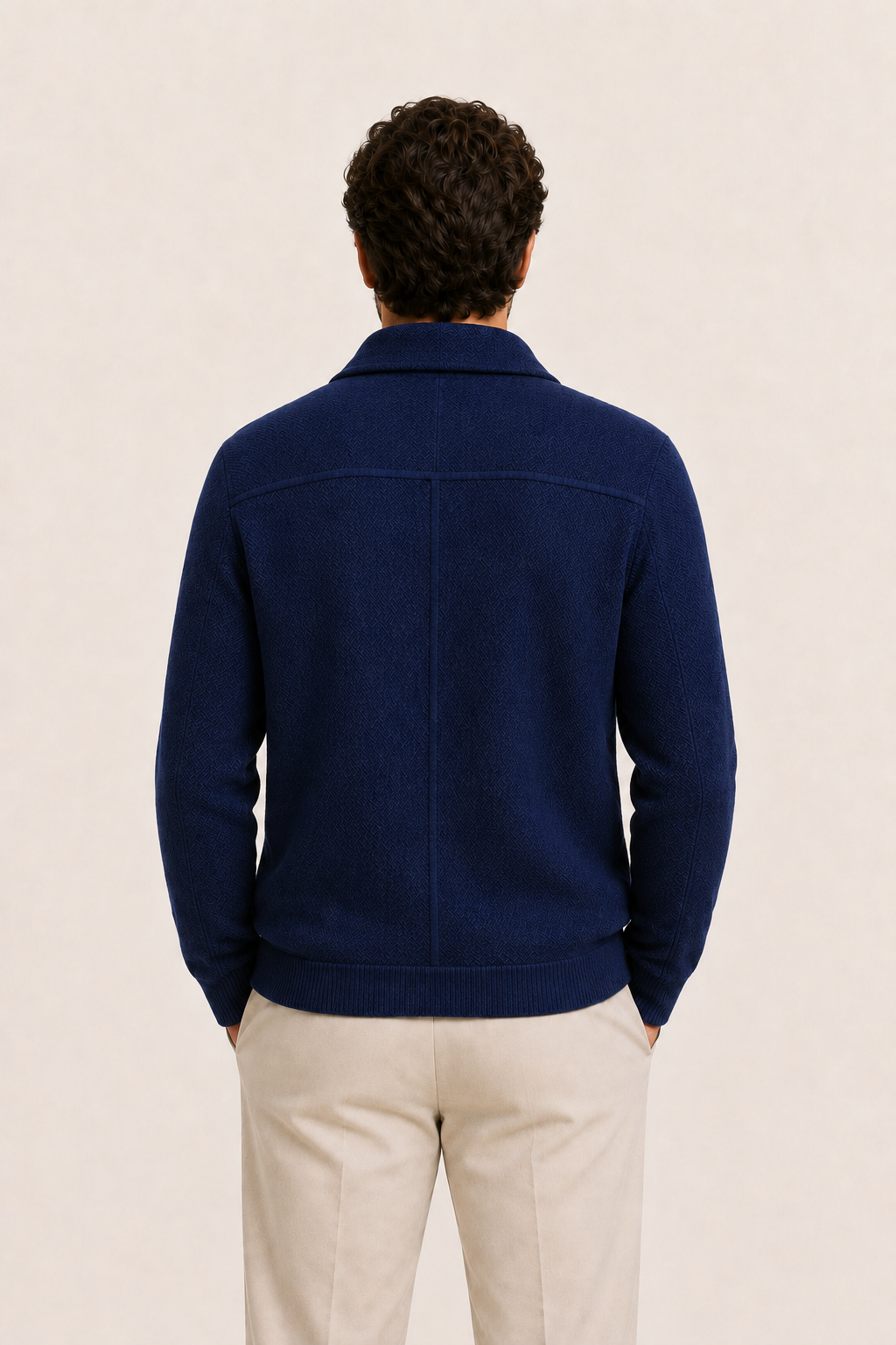 Ferilo Wool Cardigan Navy