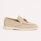 Rovain Buckled Loafers Champagne Beige