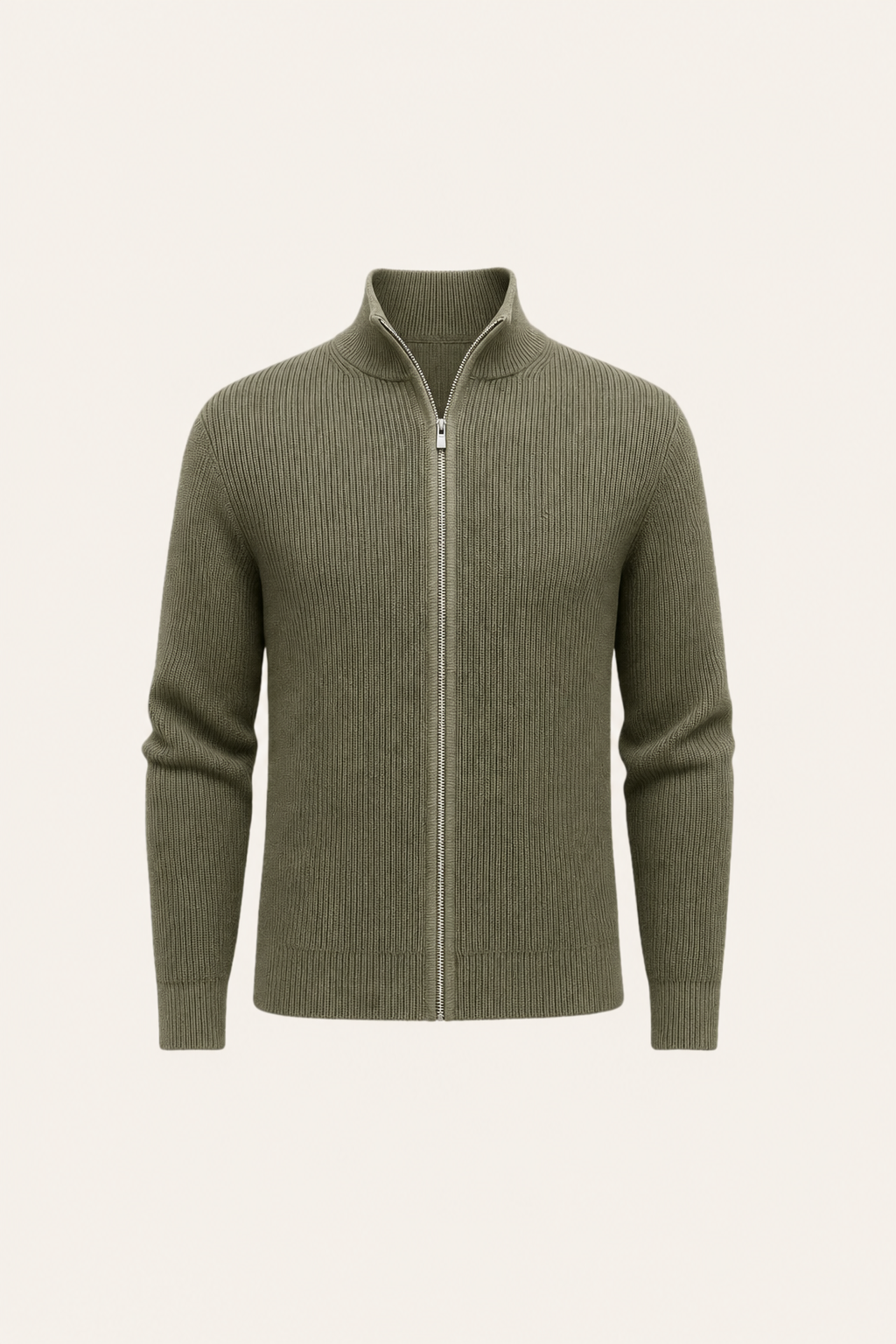 Arelon Zip Knit Green