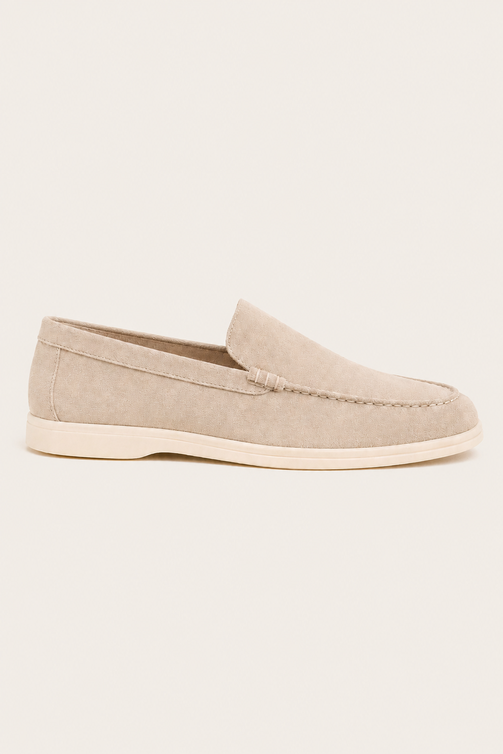 Bavaro Suede Loafers Beige