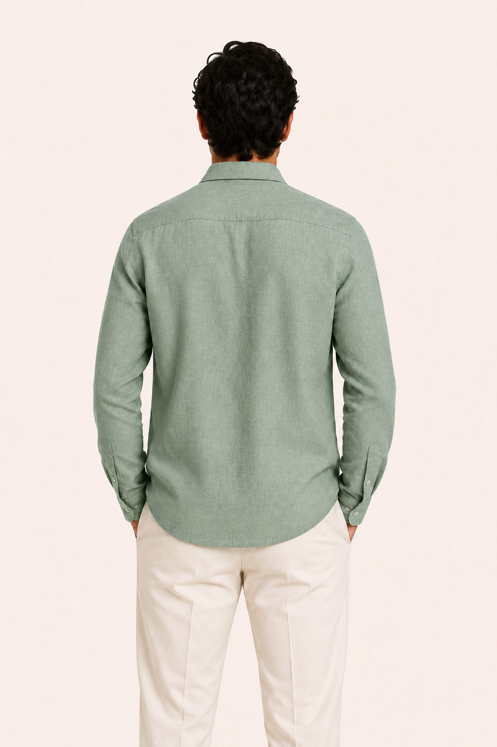 Avari Linen Shirt Green