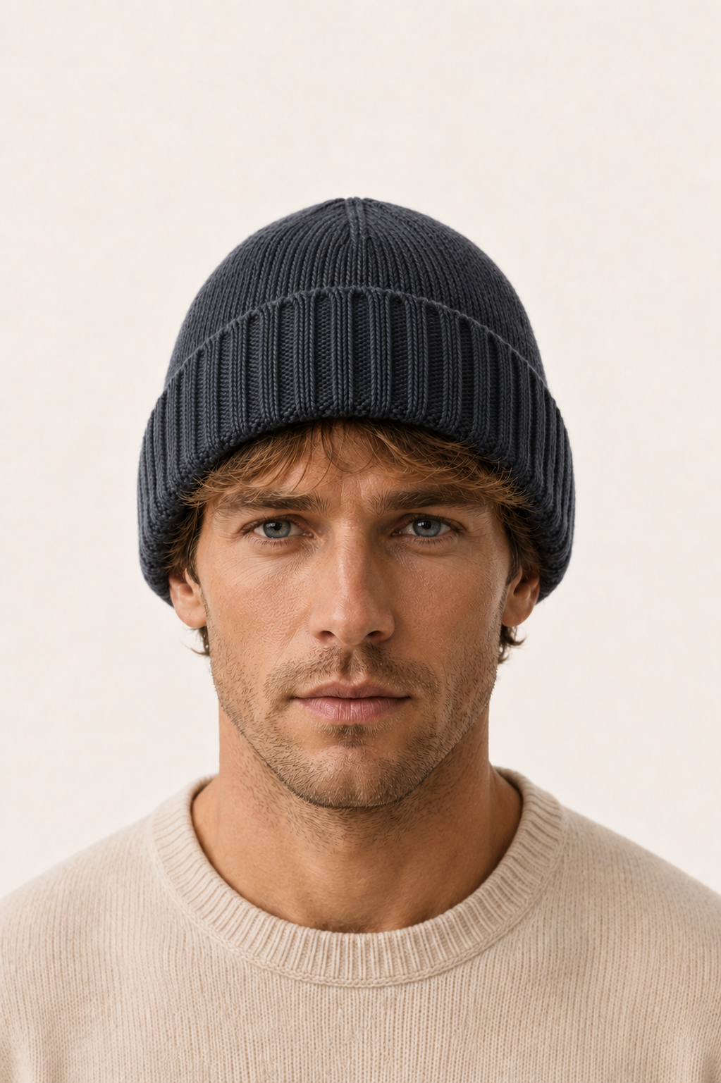 Ivaro Cashmere Beanie Dark Grey