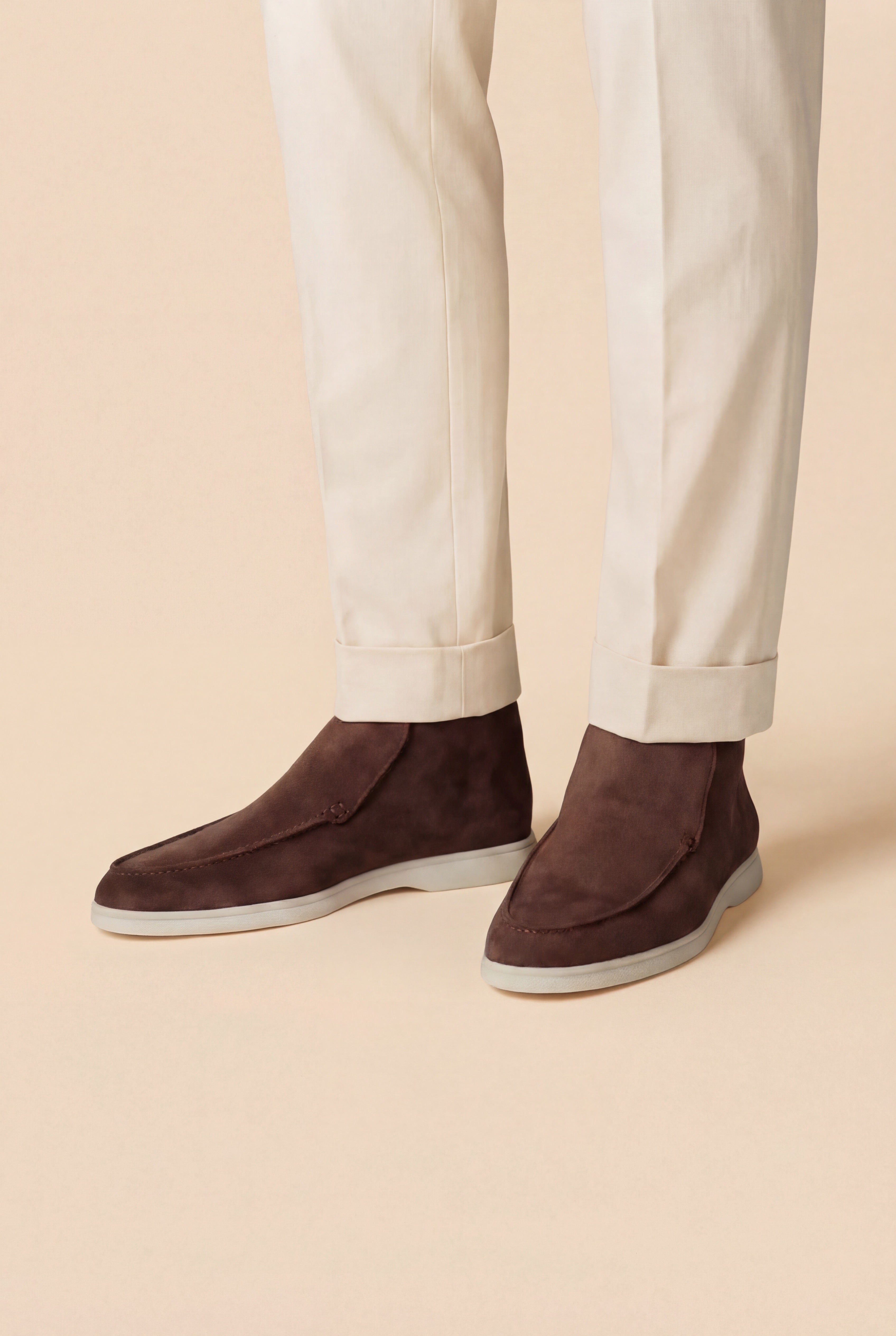 Chocolate High Top Loafer