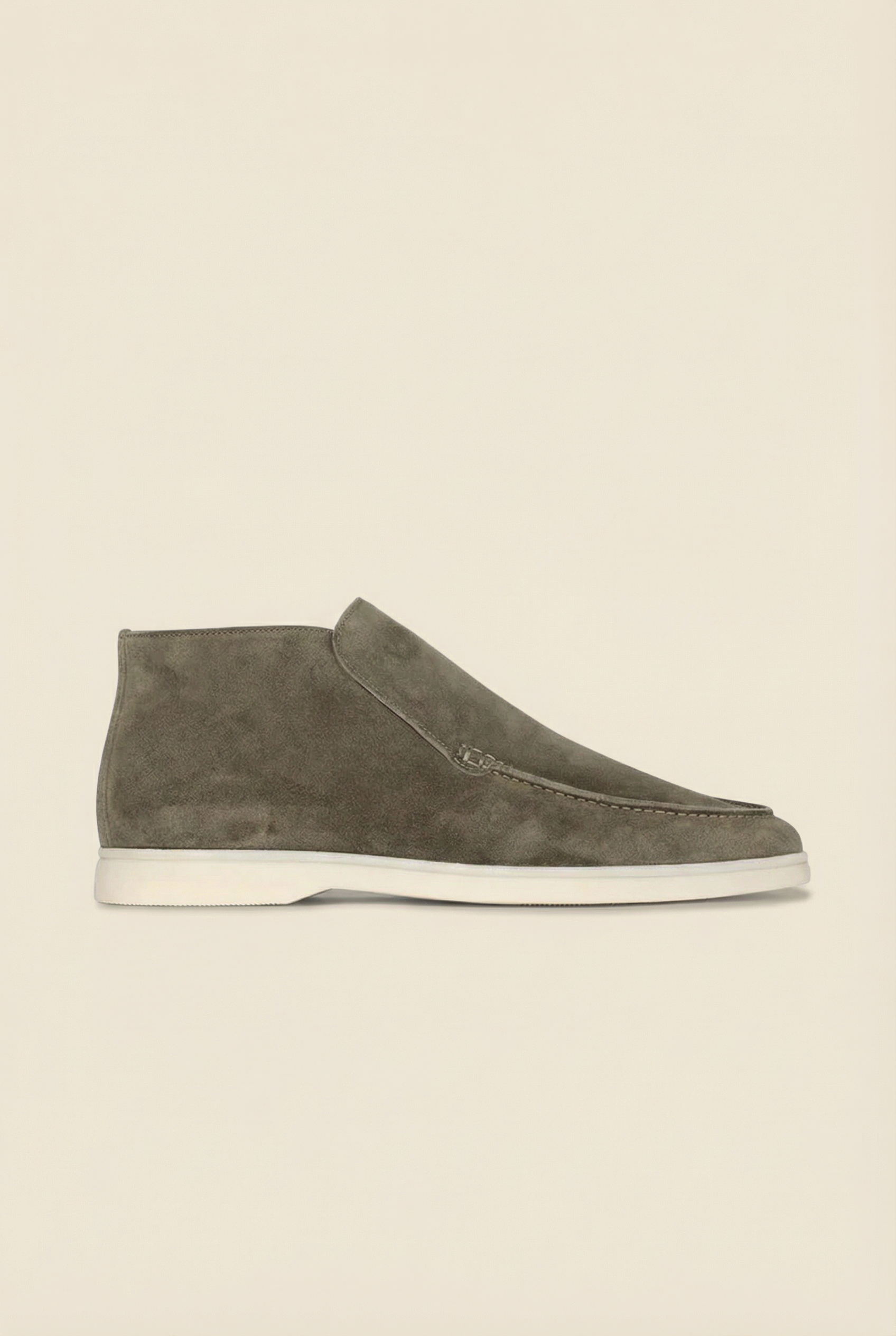 Olive Green High Top Loafer