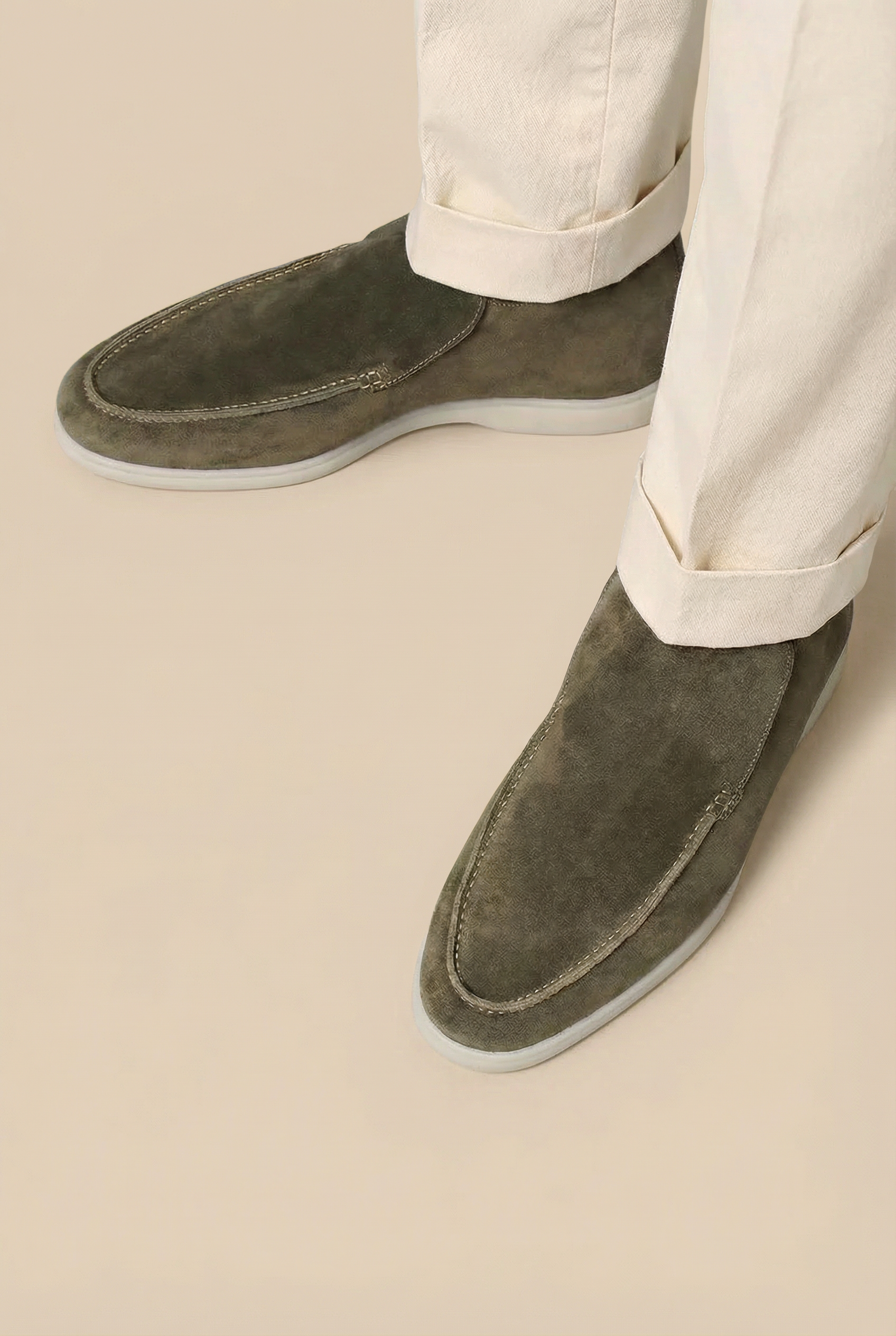 Marelo High Top Loafer Olive