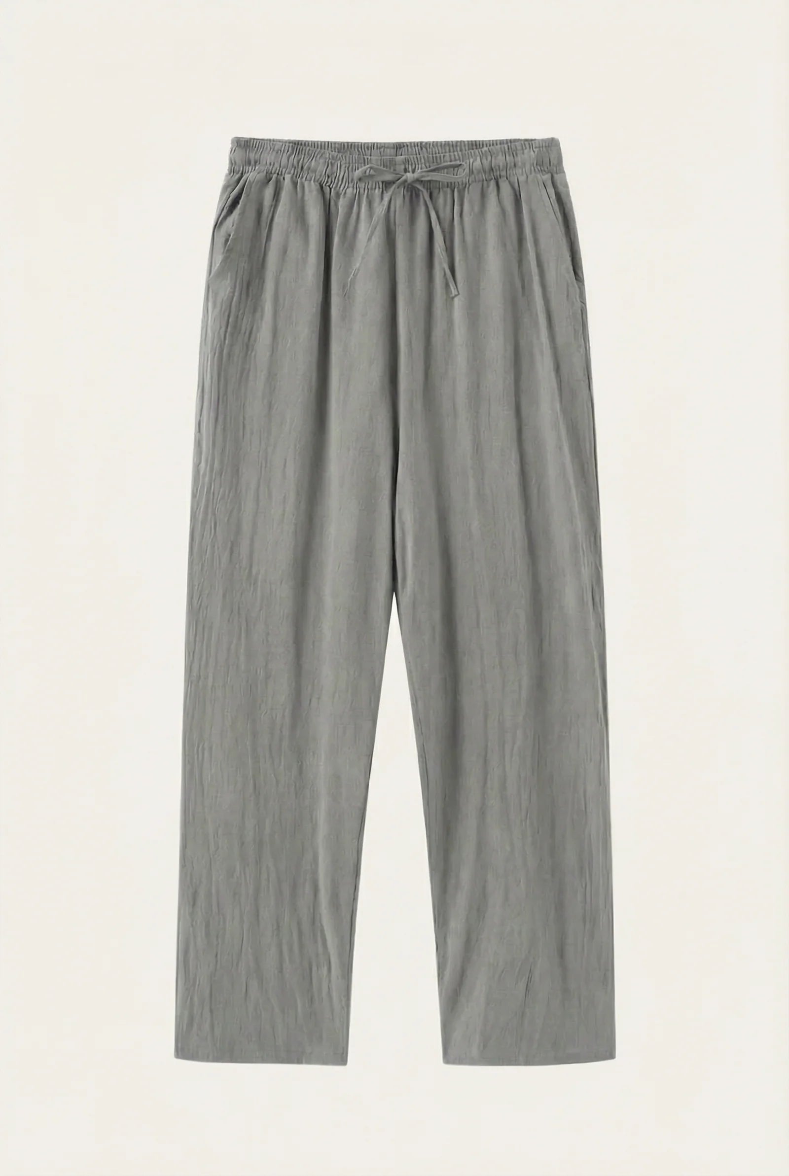 Avaron Linen Pantalon Gray