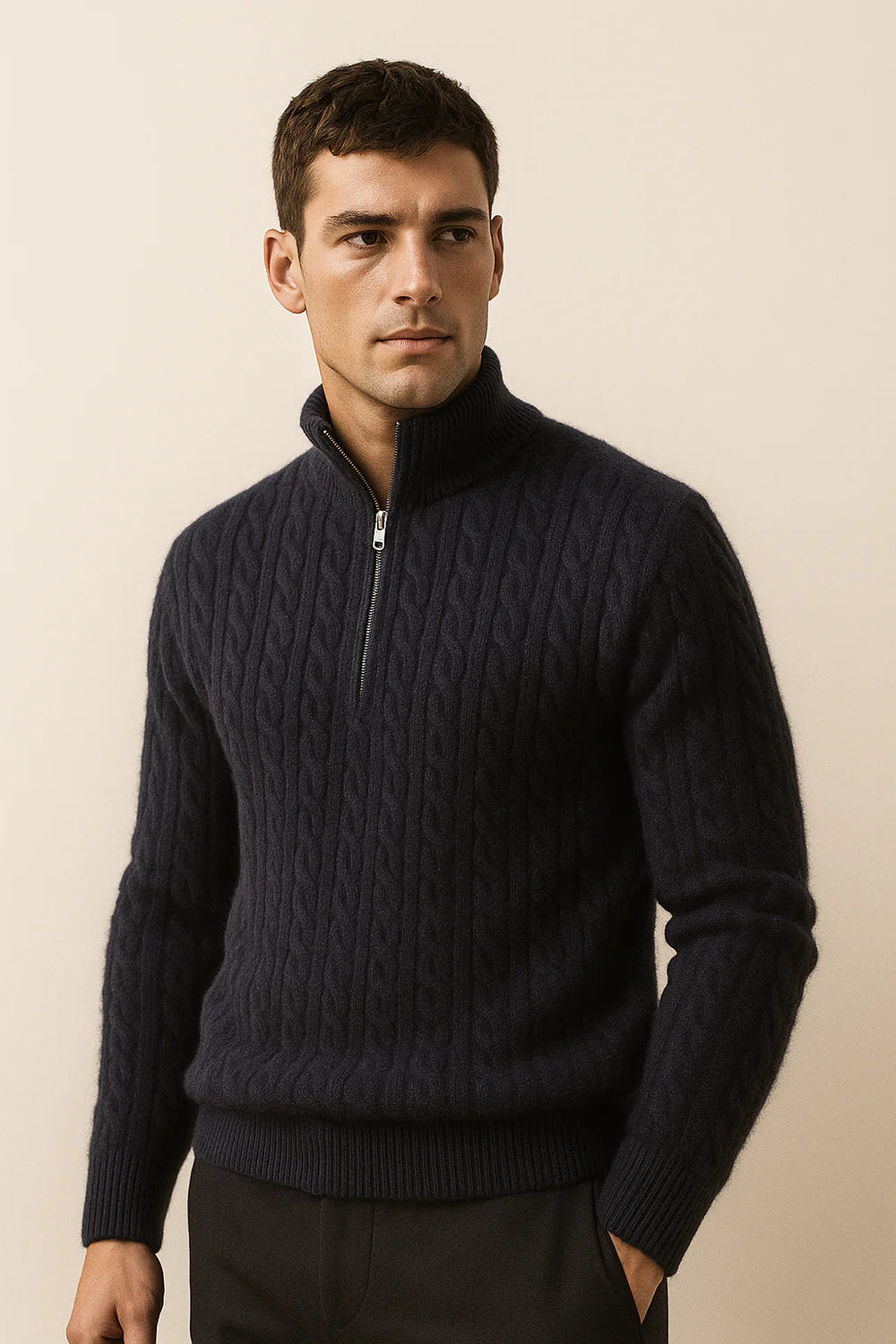 Seviro Cashmere Knit Black