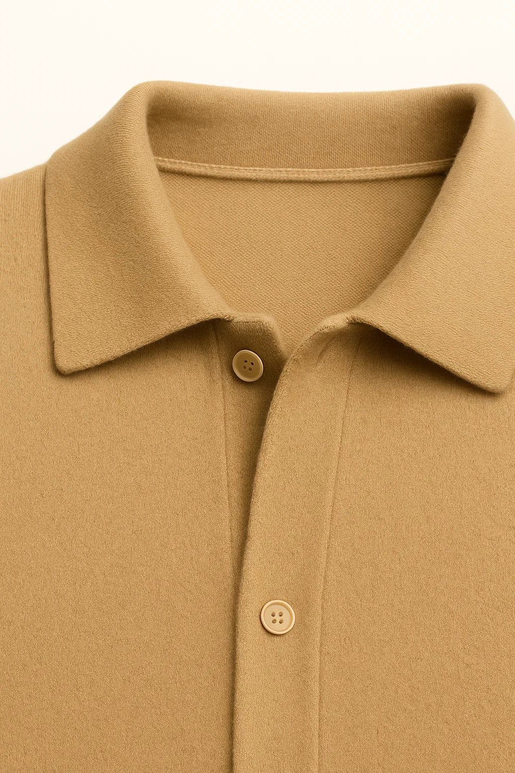 Silavo Cashmere Cardigan Camel