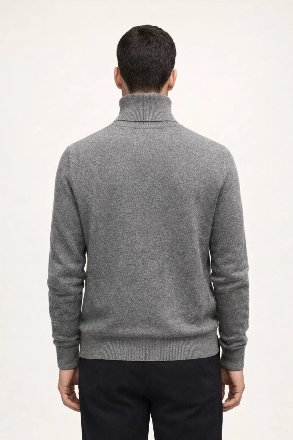 Paravi Cashmere Turtleneck Grey