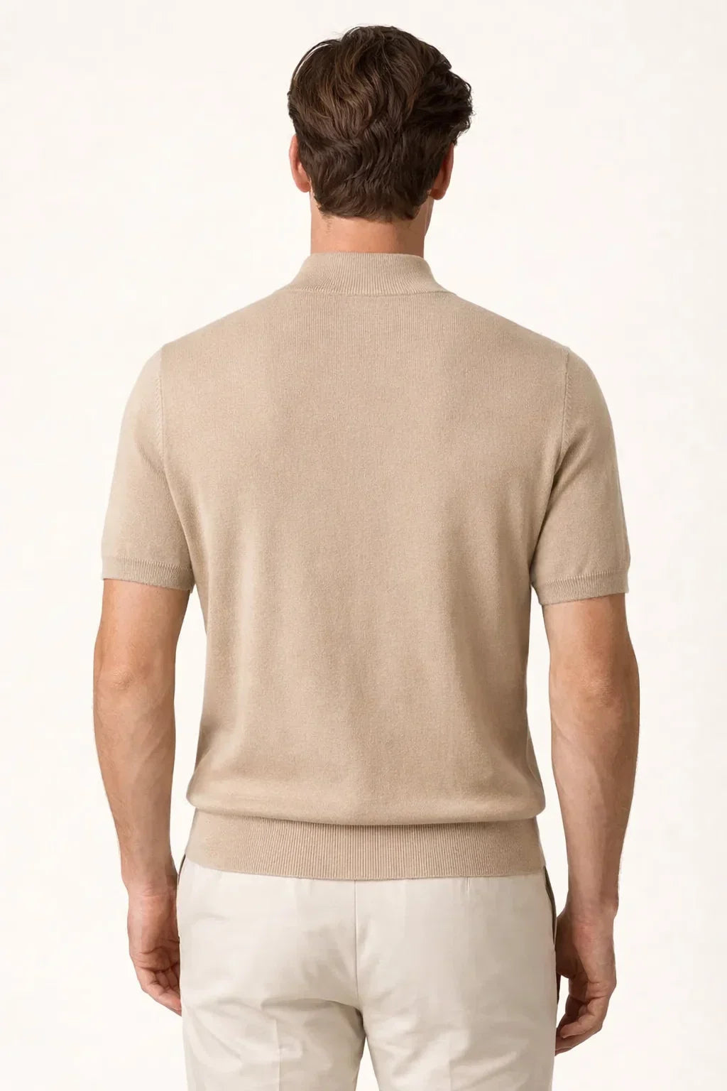 Aurelo Wool T-Shirt Beige