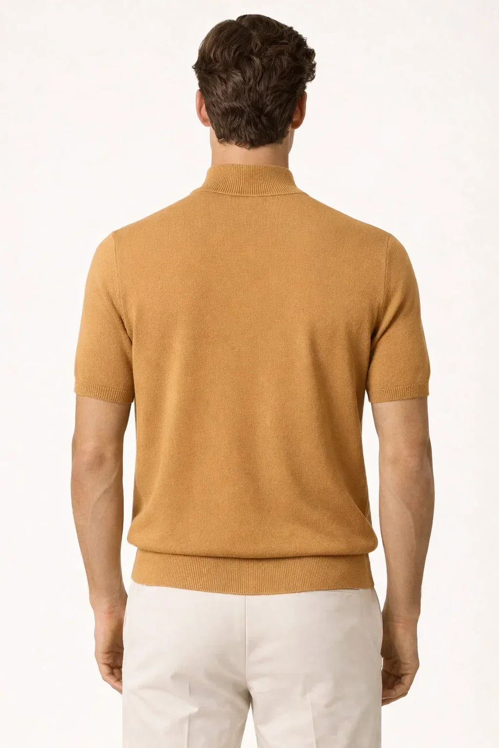 Aurelo Wool T-Shirt Camel