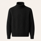 Moravi Cashmere Knit Turtleneck Black