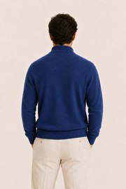Calero Australian Wool Quarter-Zip Navy