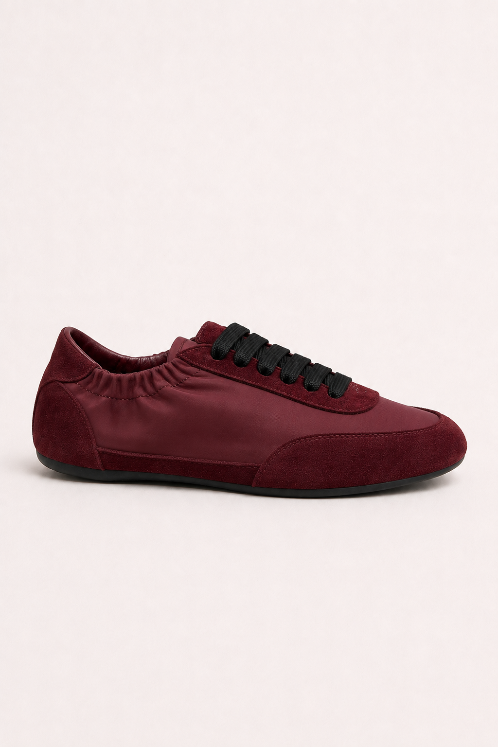 Verano Leather Sneakers Burgundy