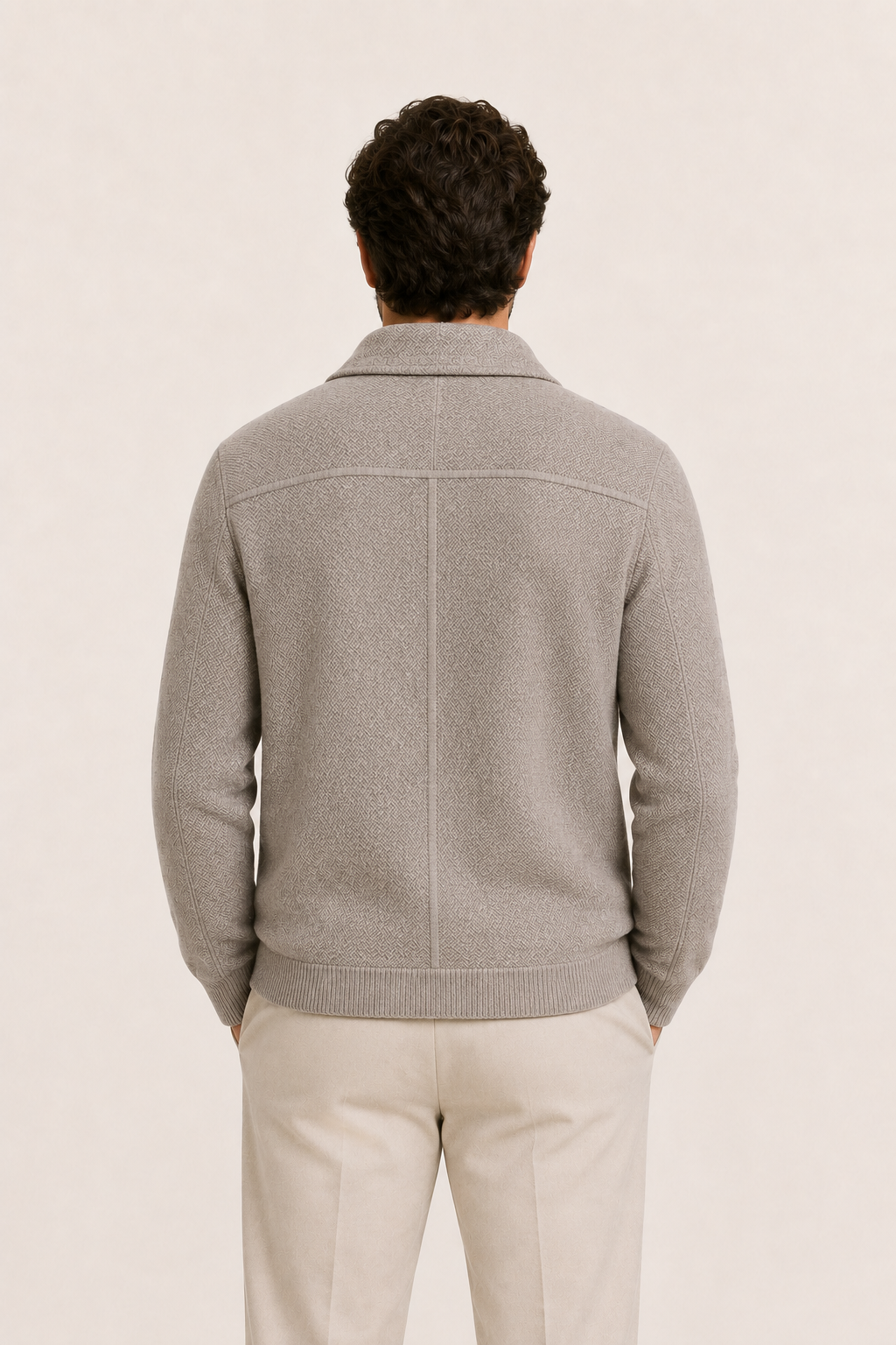 Ferilo Wool Cardigan Greige