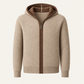 Ravalo Cashmere Zip Hoodie Brown