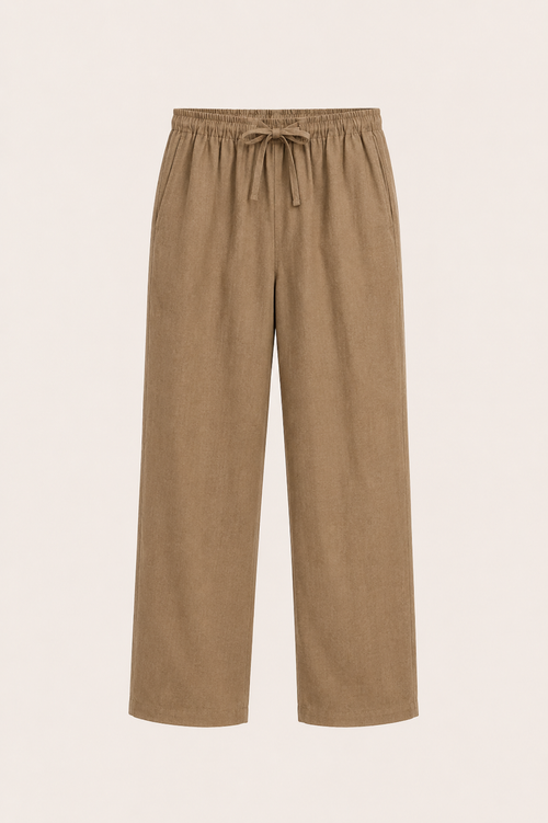 Pinaro Linen Trousers Camel