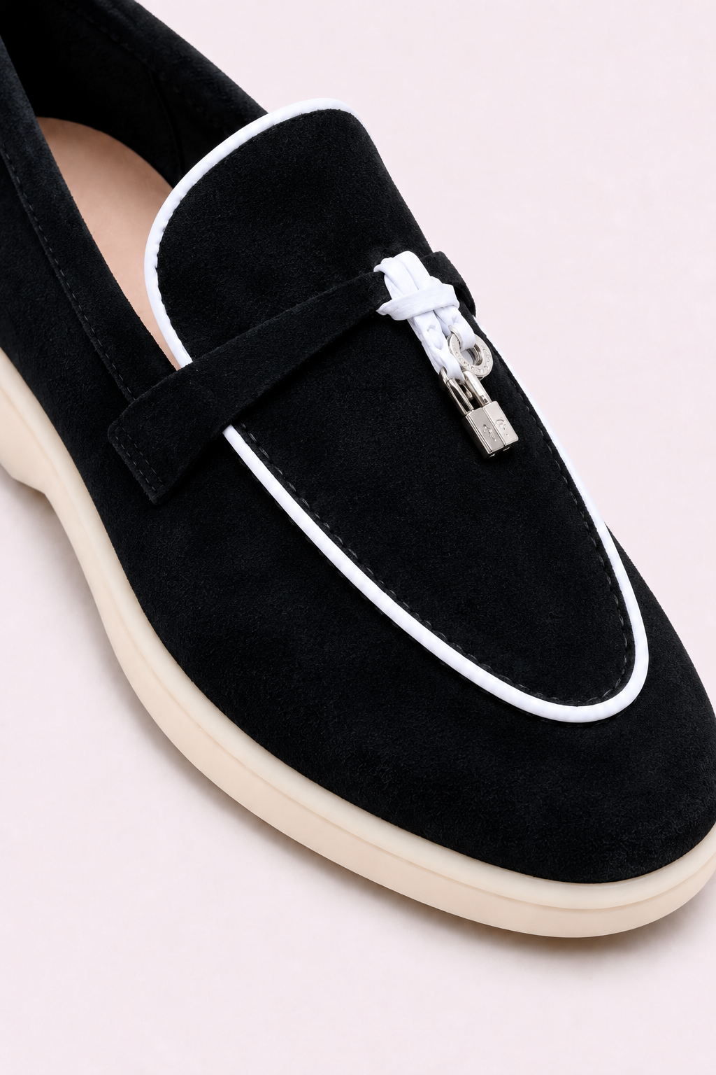 Amari Buckled Loafers Black